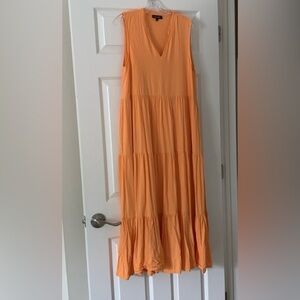 MAGARI- Made In Italy Three Tiered Maxi Dress Size M